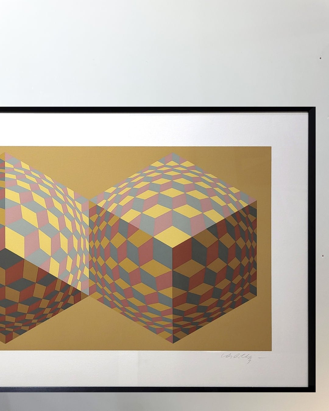 Lithographie Signée Vasarely