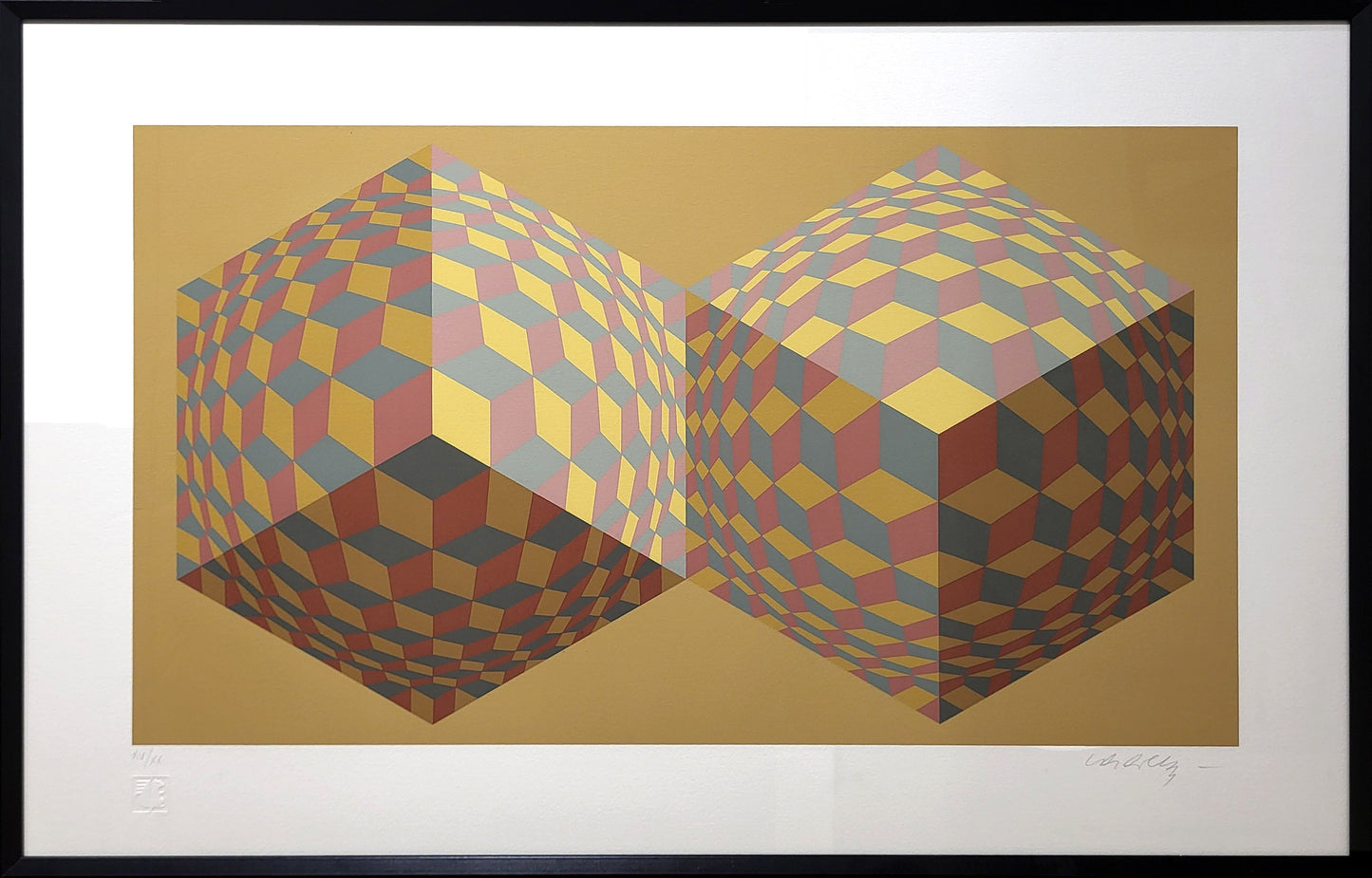 Lithographie Signée Vasarely
