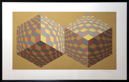 Lithographie Signée Vasarely