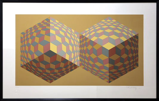 Lithographie Signée Vasarely