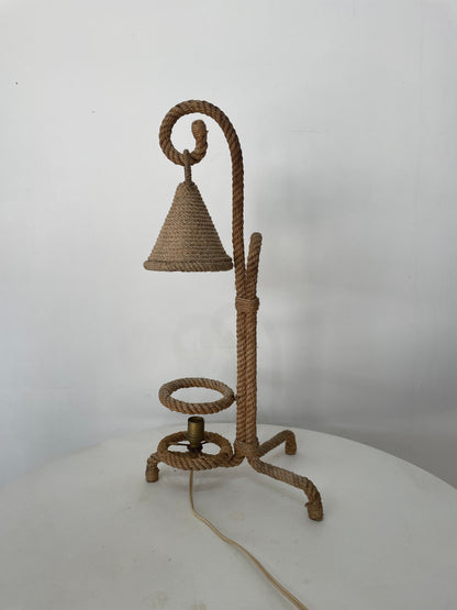 Lampe en corde tressée – Audoux & Minet