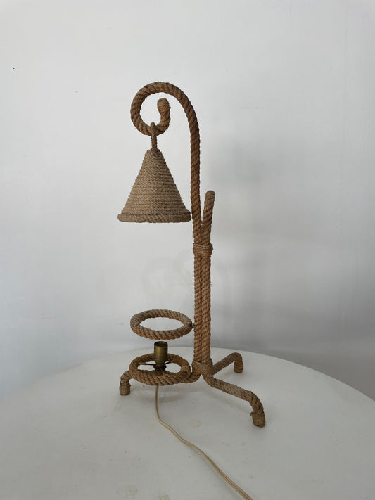 Lampe en corde tressée – Audoux & Minet