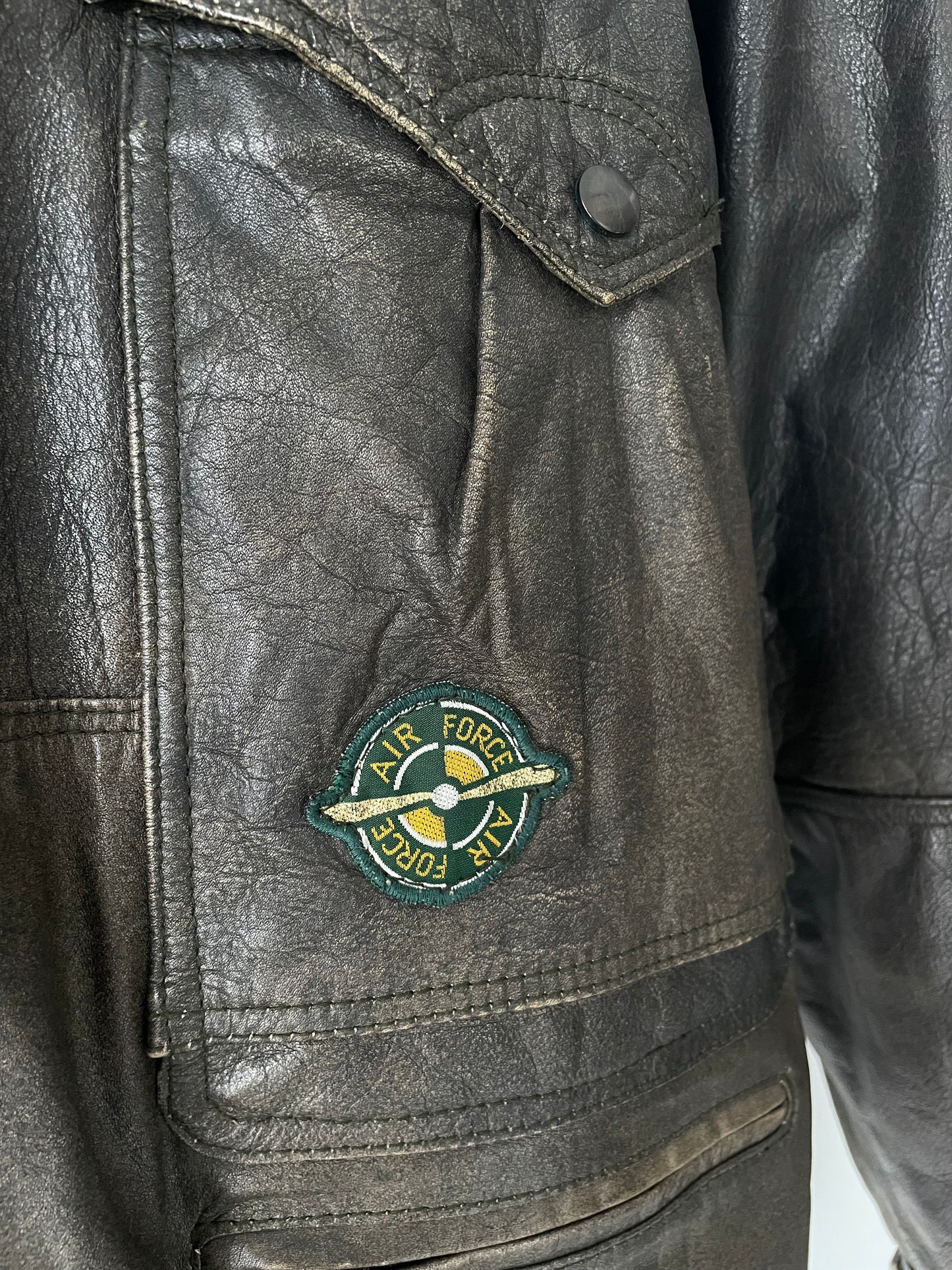 Veste Aviateur En Cuir _ L