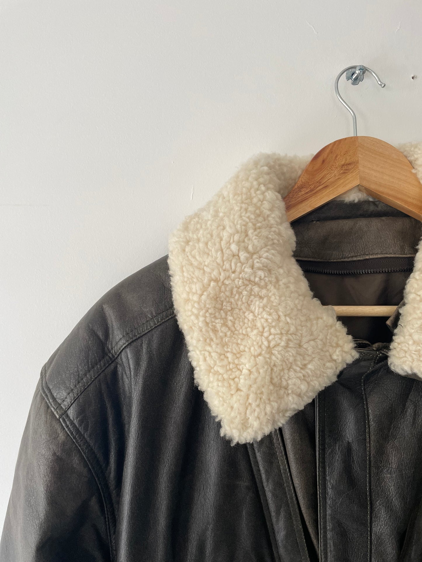 Veste Aviateur En Cuir _ L