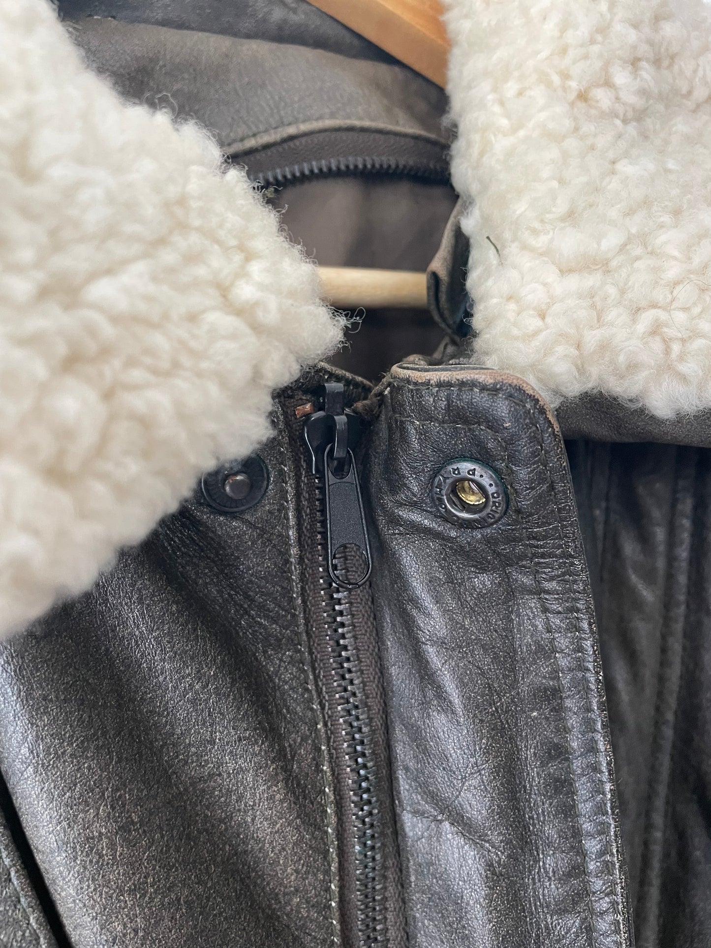 Veste Aviateur En Cuir _ L