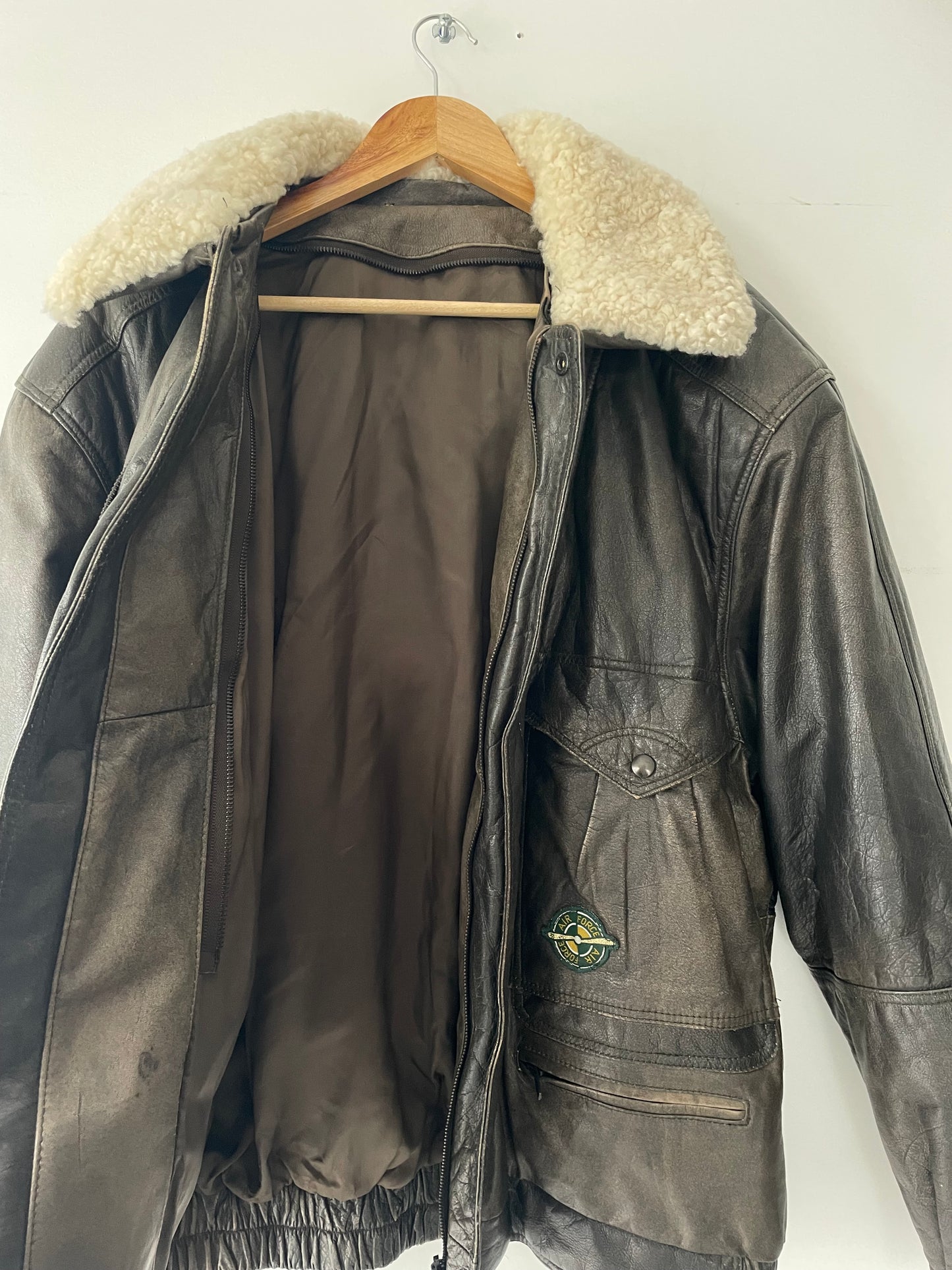 Veste Aviateur En Cuir _ L