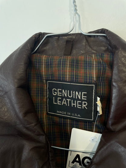 Veste en Cuir Made In USA _ M