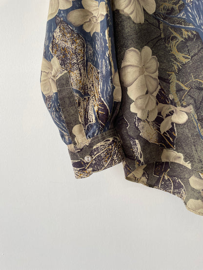 Chemise à Fleurs 50% Soie _ L