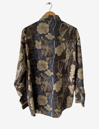 Chemise à Fleurs 50% Soie _ L