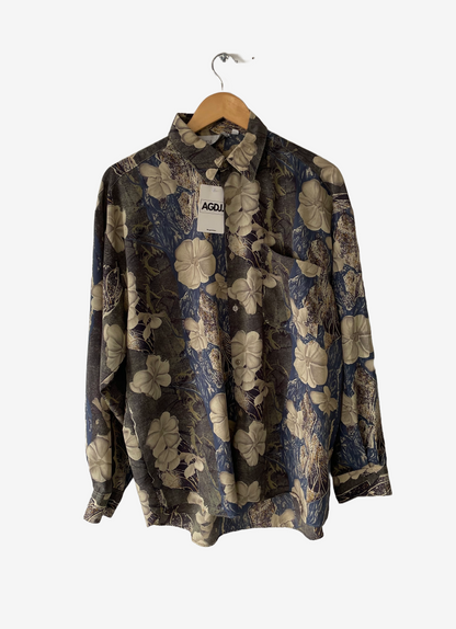 Chemise à Fleurs 50% Soie _ L