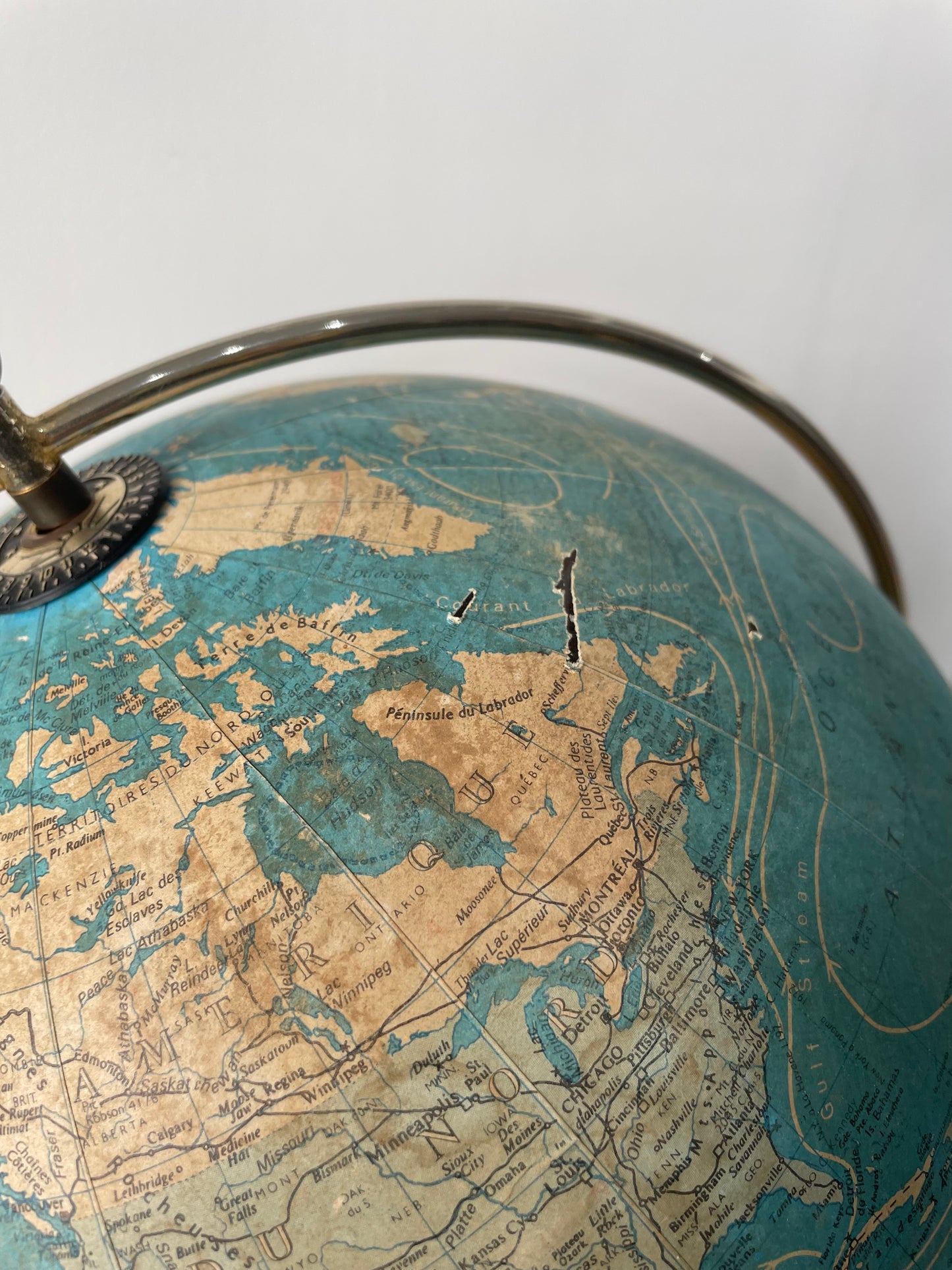 Globe Terrestre en Verre Lumineux