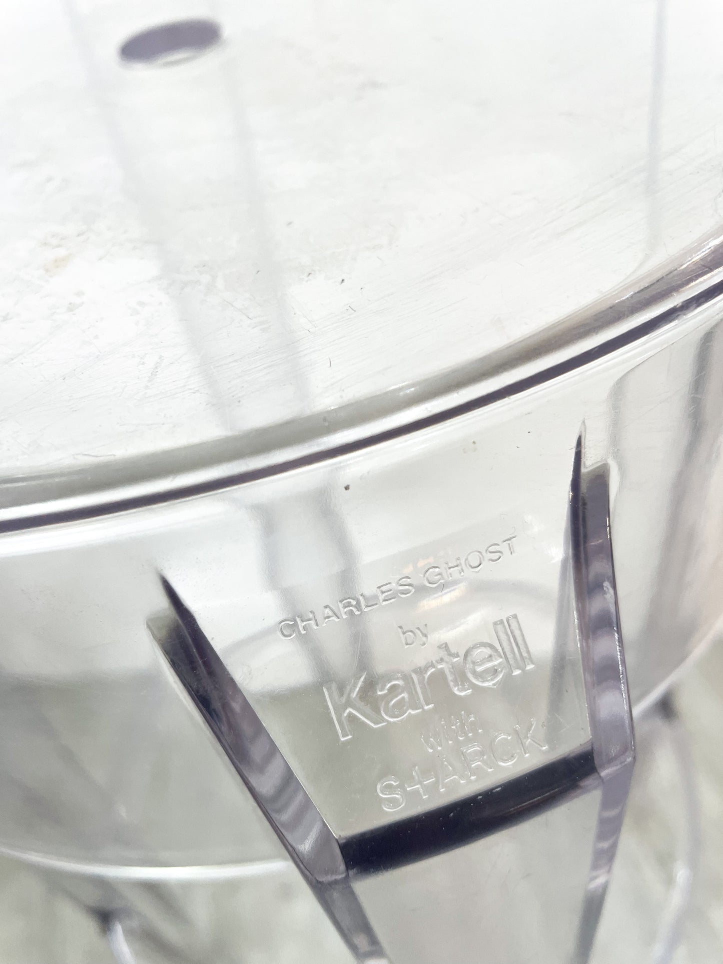 Tabouret Charles Ghost By Kartell W/ Starck