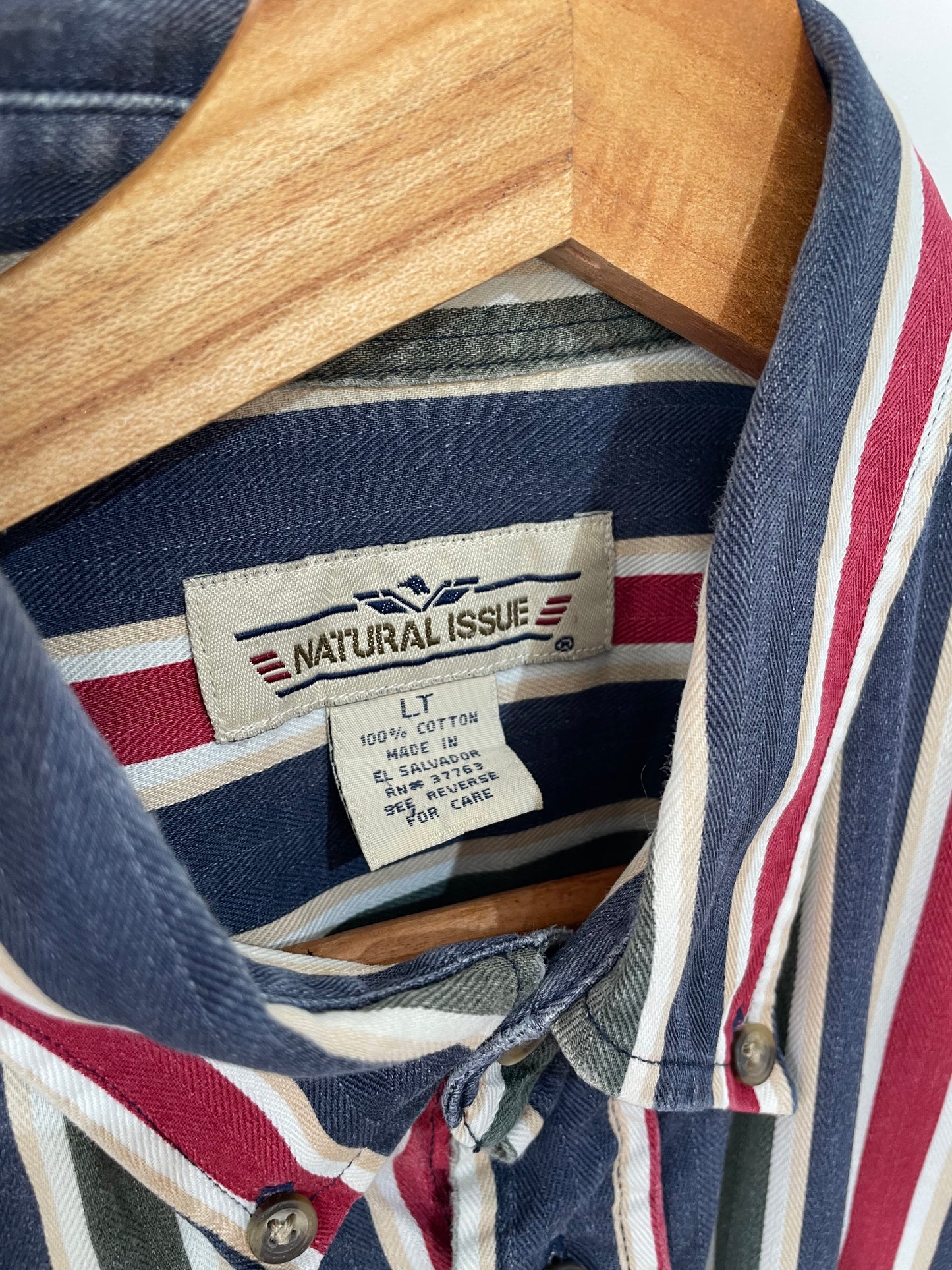 Chemise Vintage à Rayures _ L