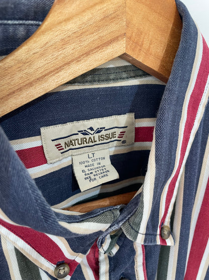 Chemise Vintage à Rayures _ L