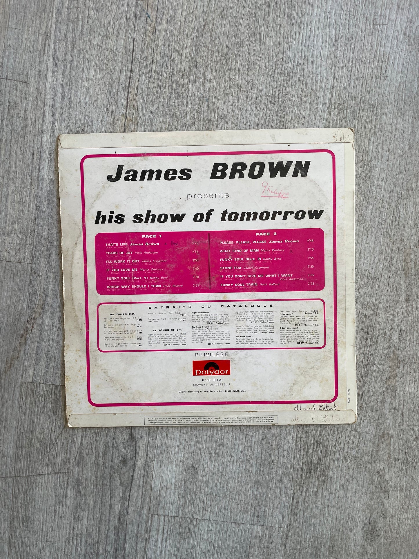 James Brown _ His Show Of Tomorrow _ Funk