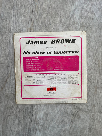 James Brown _ His Show Of Tomorrow _ Funk