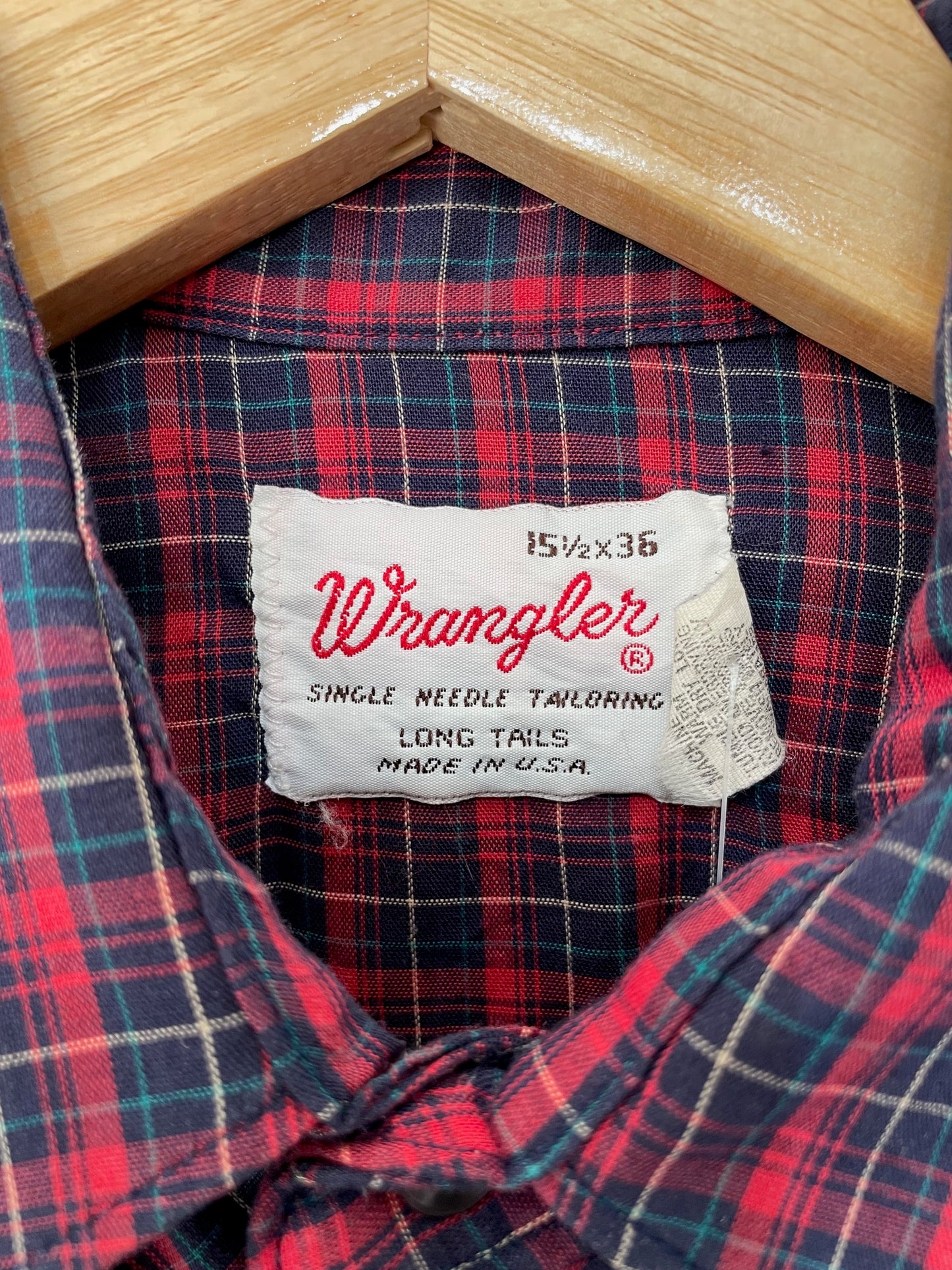 Chemise Vintage Wrangler USA _ M